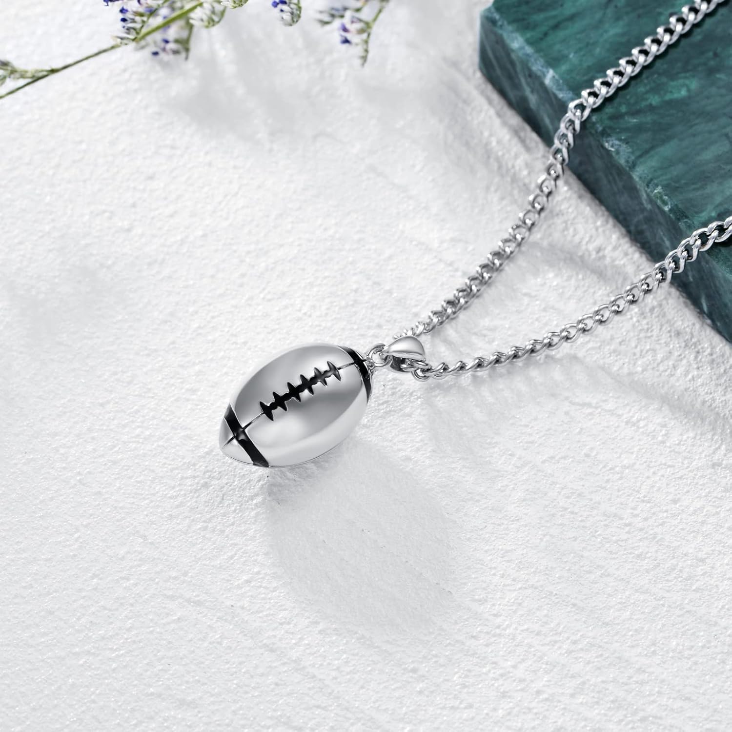 925 Sterling Silver Sport Necklaces I CAN DO ALL THINGS Bible Verse Cross Pendant Sports Fan Gifts for Men Women Athletes Sport Lovers - Image 3