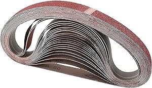 Diablo 21 In. L X 3 In. W Premium Zirconium Blend Sanding Belt 80 Grit Medium 2 Pk - Foto 7