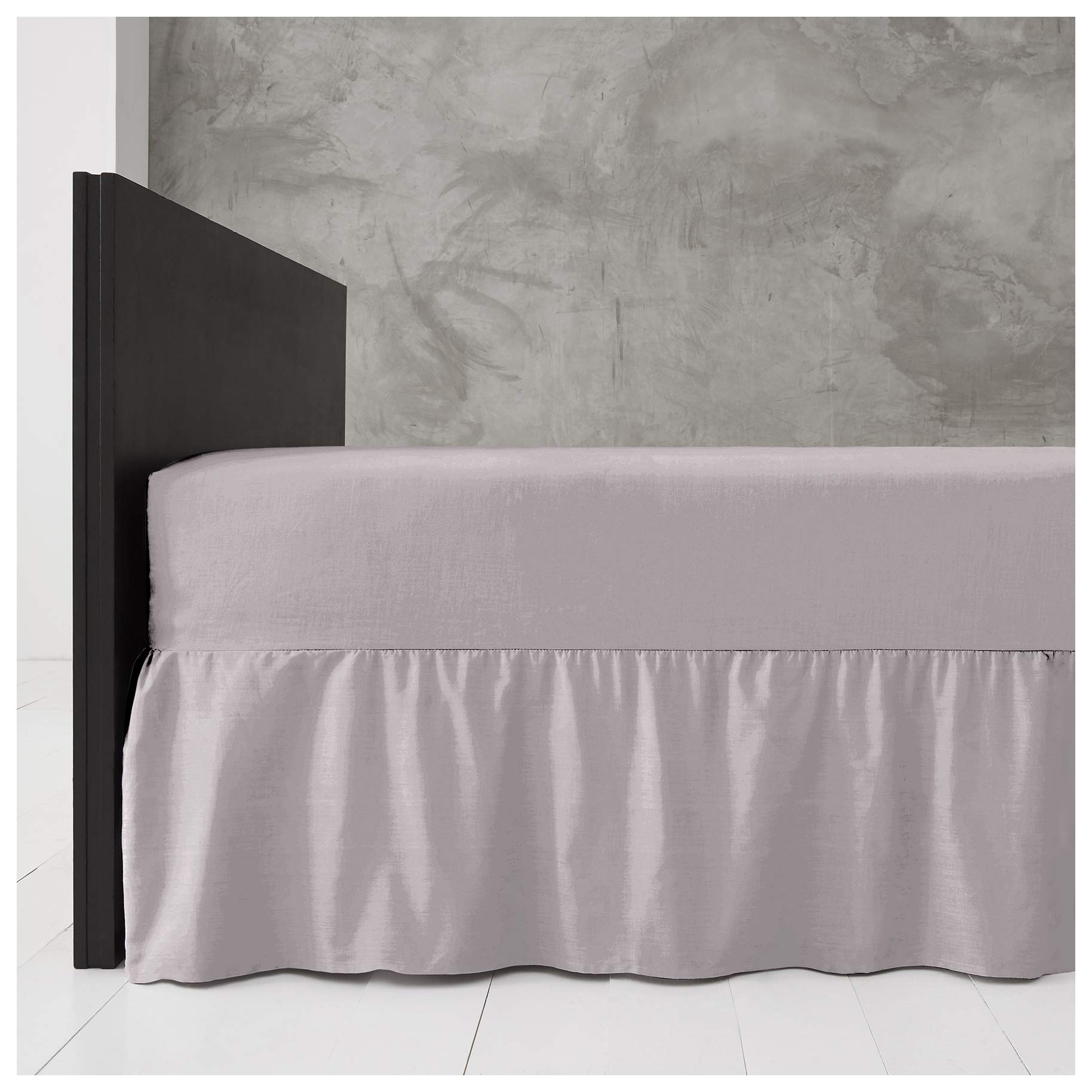 GC GAVENO CAVAILIA Plain Dyed Diamond, Valance Sheet Double Grey