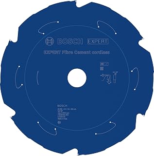 1x Expert Fibre Cement Cordless Circular Saw Blade for Mitre Saw (for Fibre Cement Boards, Ø mm, Professional Accessory Mitre Cordless Circular Saw)