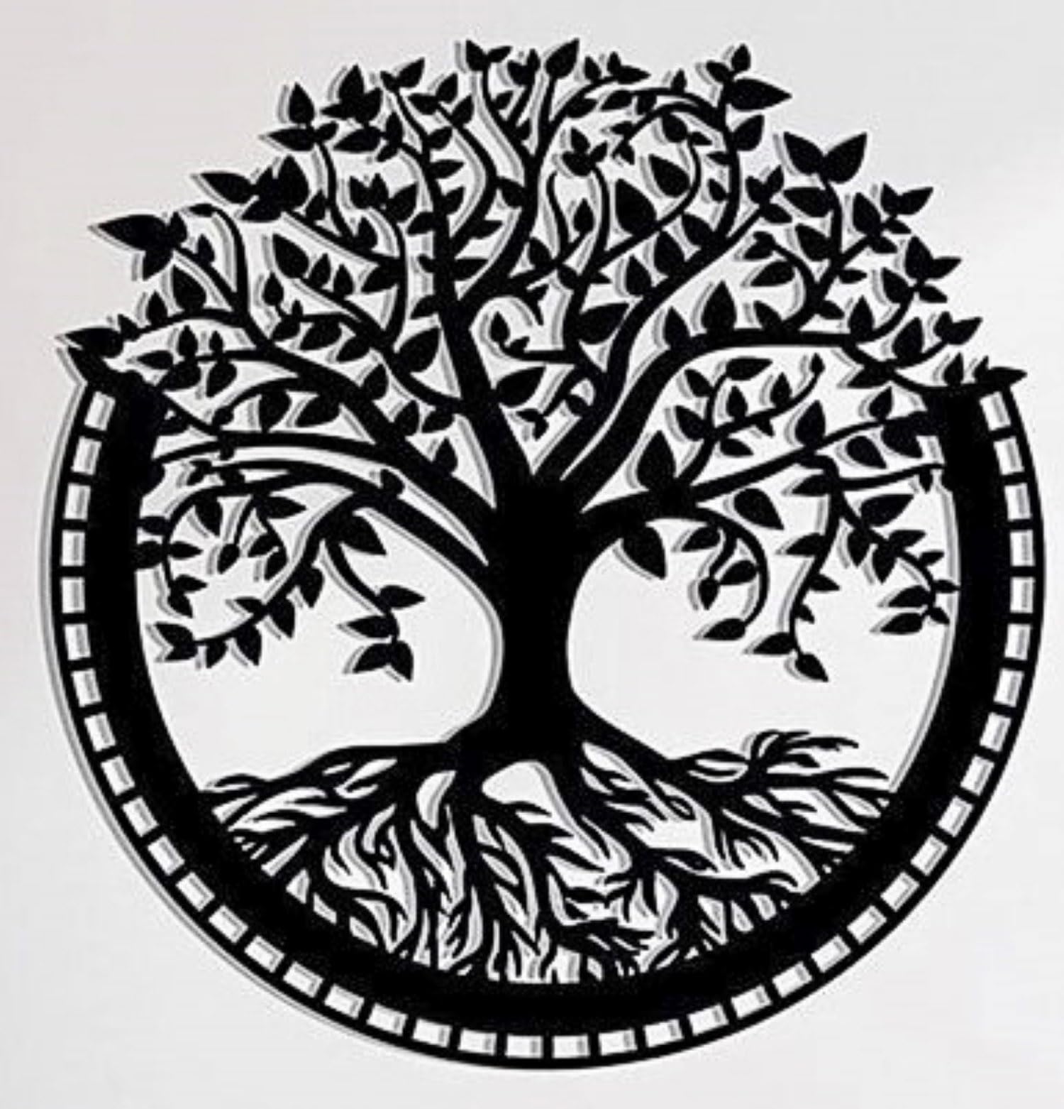 NORTH KAISER Tree Of Woman Metal Wall Art - Black Metal Wall Decor For Living Room, Bedroom & Farmhouse