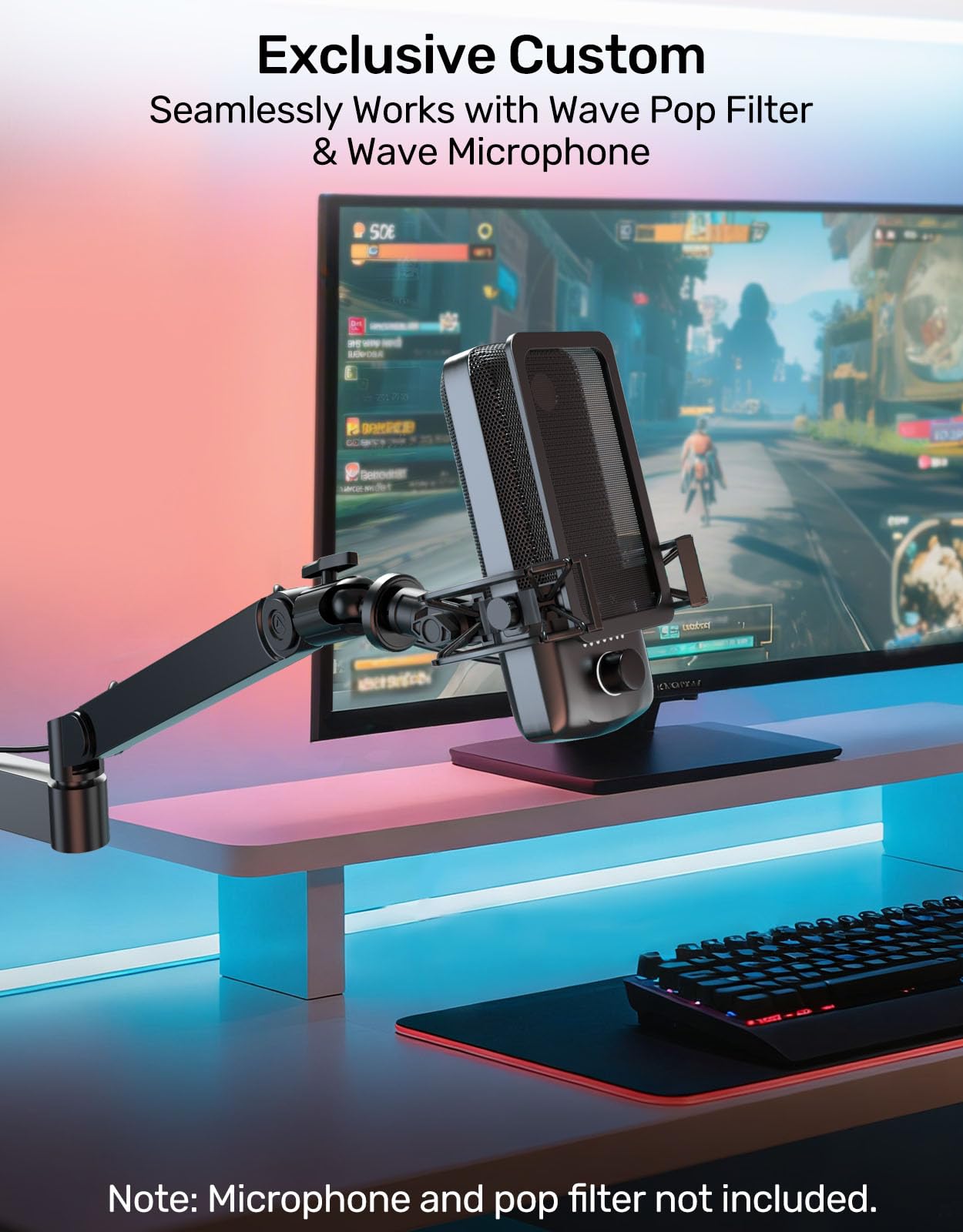 Amazon.com: Wave Microphone Shock Mount - Custom Built for Elgato