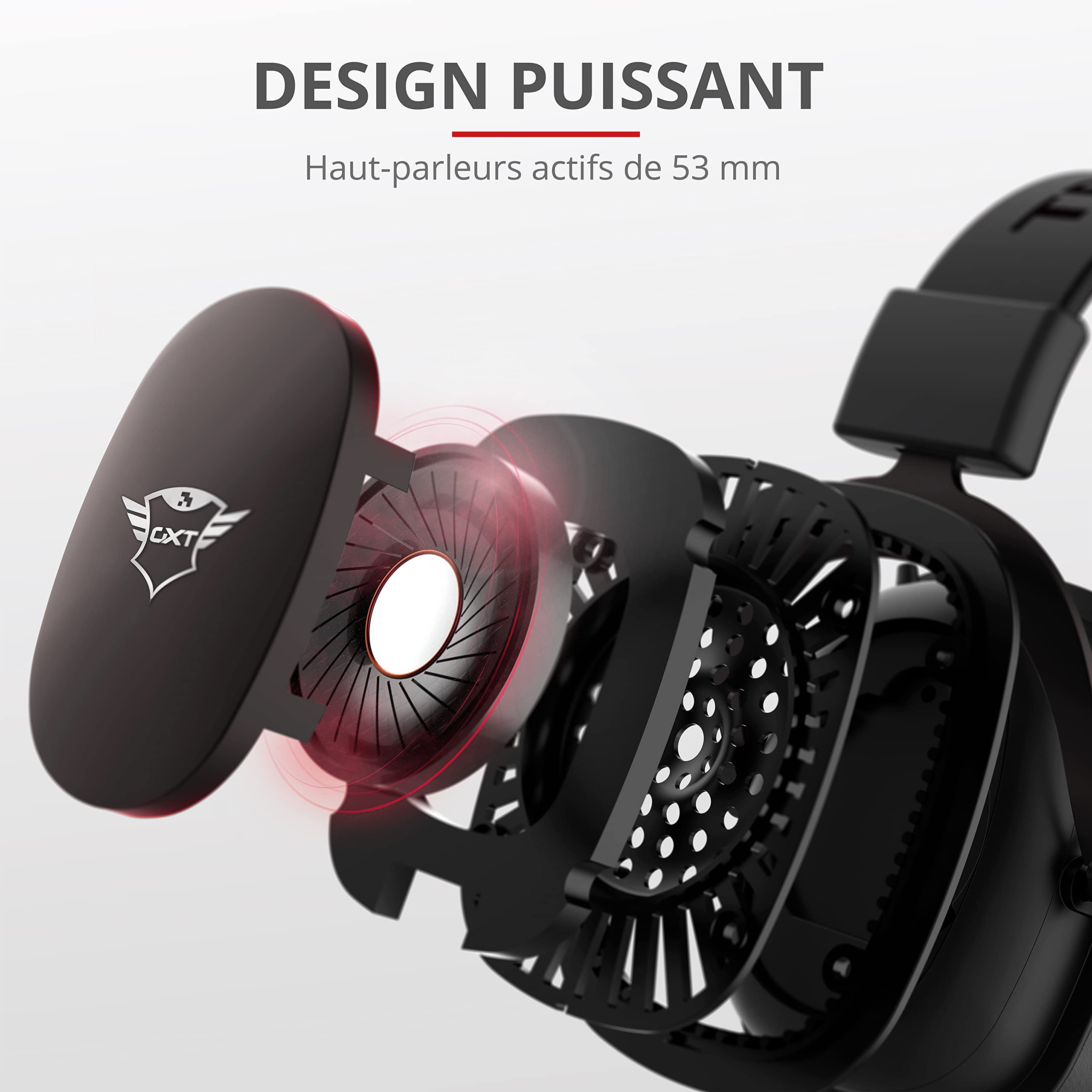 Trust Gaming GXT 414 Zamak Casque Gamer avec Micro, Casque-Micro pour PC, Ordinateur Portable, Xbox One, PS4 et Nintendo Switch, Jack 3.5mm, Over-Ear - Noir