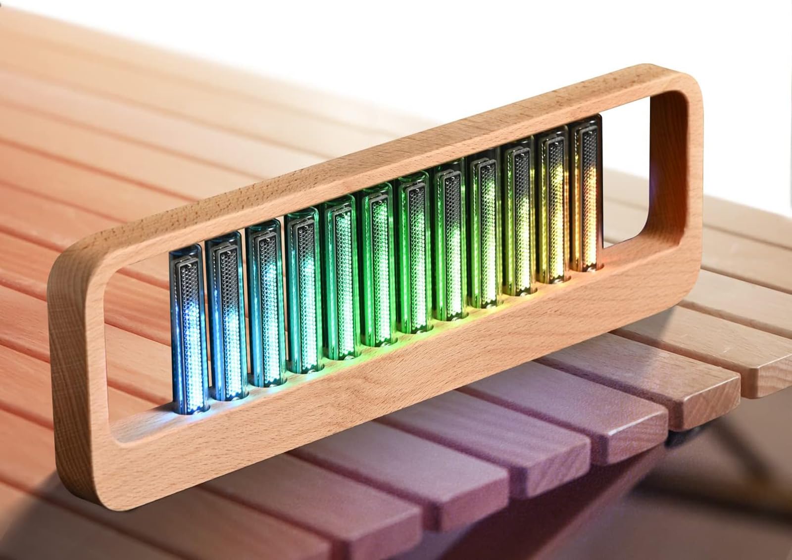 Lampe de rythme musical LED RVB réglable pour décoration de bureau à domicile