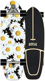Skateboard Carving Surfskate Pumpping Pro 78×24cm Maple Complete Board ABEC-11 Bearings, for Kids Teens & Adults