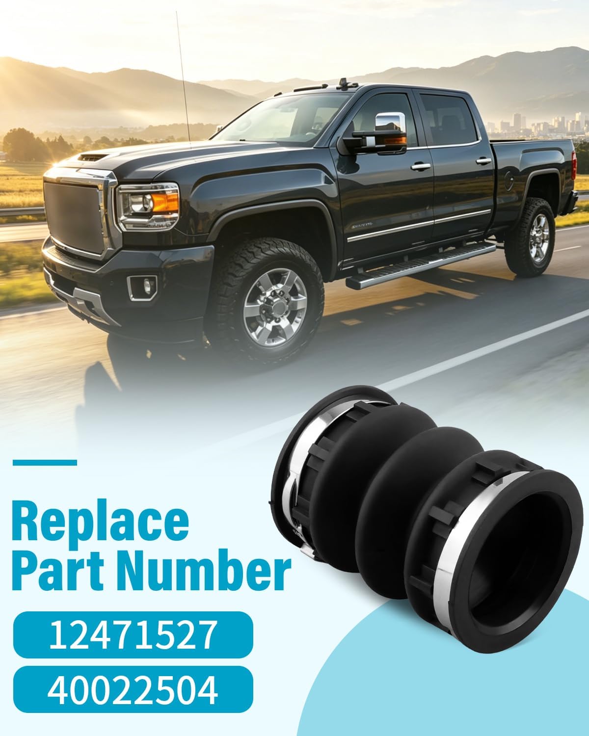 Drive Shaft Boot Kit Fit for Chevy Avalanche Express Silverado Suburban Tahoe Fit for GMC Savana Sierra 1500 2500 3500 Yukon XL, Fit for Cadillac Escalade ESV EXT Replace 12471527 40022504