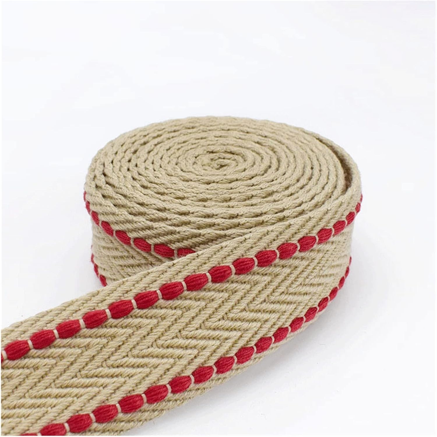 Polyester Cotton Webbings Backpack Strap Webbing Ribbon Sewing Tape Bias Binding Clothes Accessories