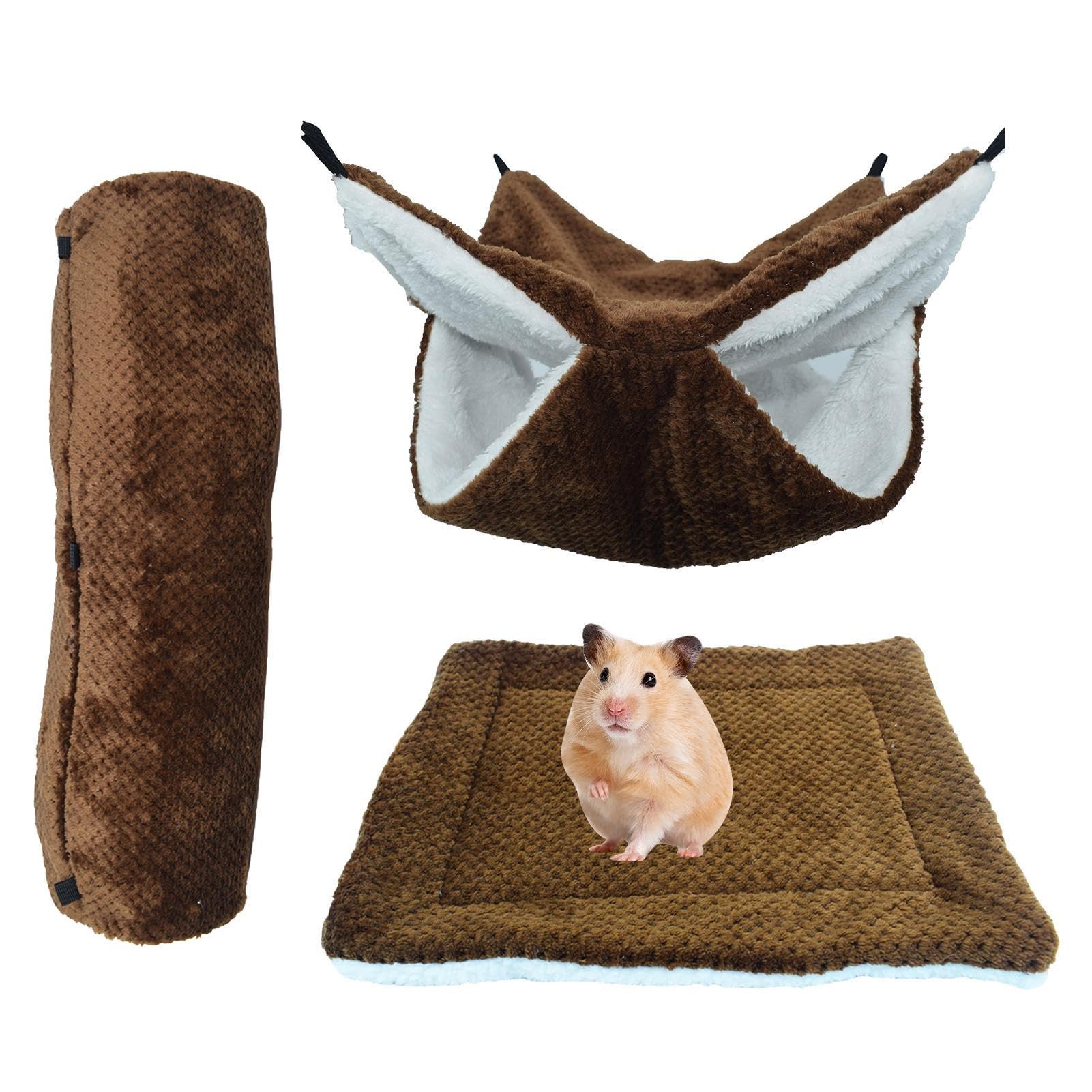 Maison pour hamster en peluche douce | Niche d'escalade