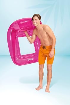 Intex 56802 Box Shaped Bagel Green 104 cm, water sports, beach material, inflatable product, swimming accessory, camping, diving, safety