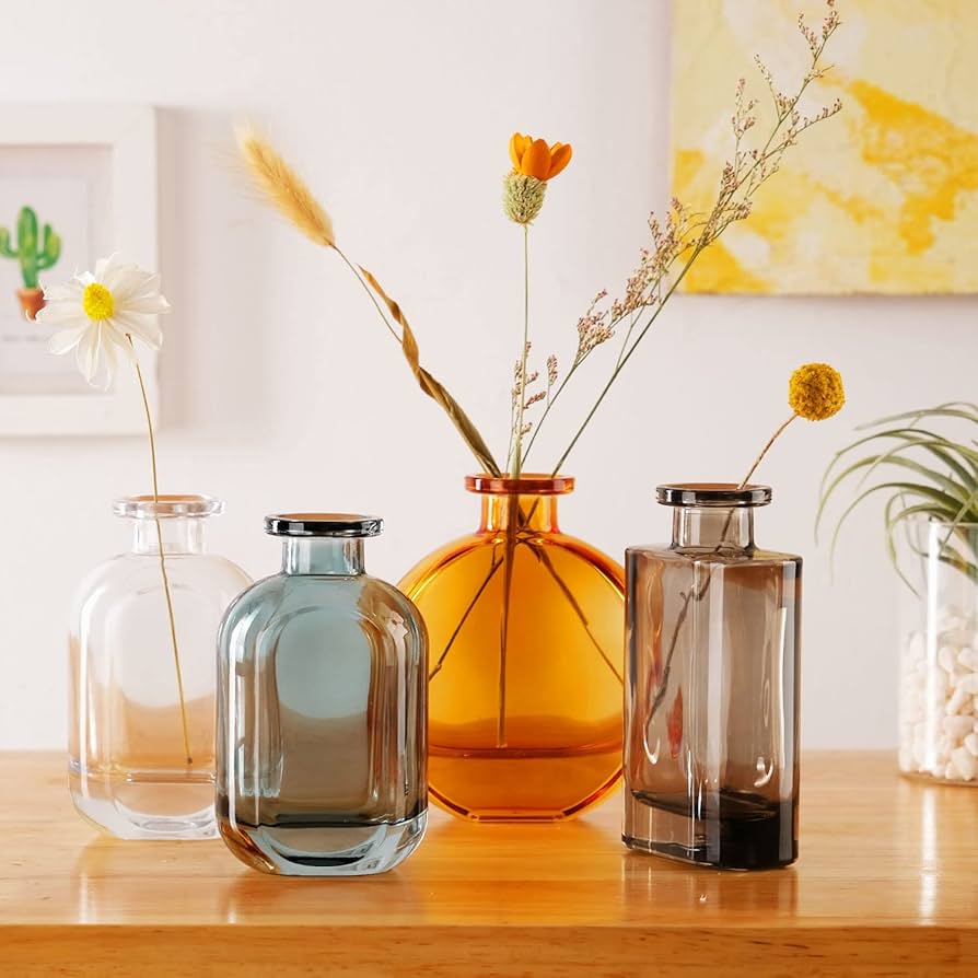 琥珀色の装飾用ガラス瓶 楽天市場】蓋つき 琥珀色 ガラスボトル 花瓶 雑貨 インテリア
