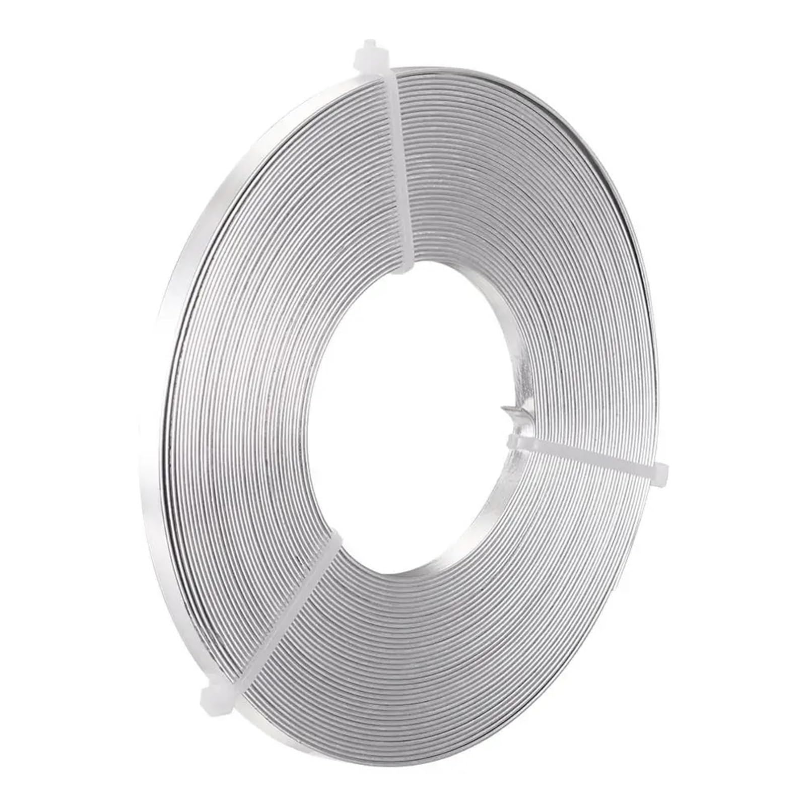 Szeroka gama kolorów: Drut aluminiowy występuje w wielu żywych kolorach, idealnych do dodania odrobiny koloru do Twoich kreacji. 5 rolek 3 mm 5 mm płaski drut aluminiowy Ręcznie robiony drut metalowy