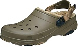 Unisex-Adult All Terrain Lined Clogs with Adjustable Heel Strap