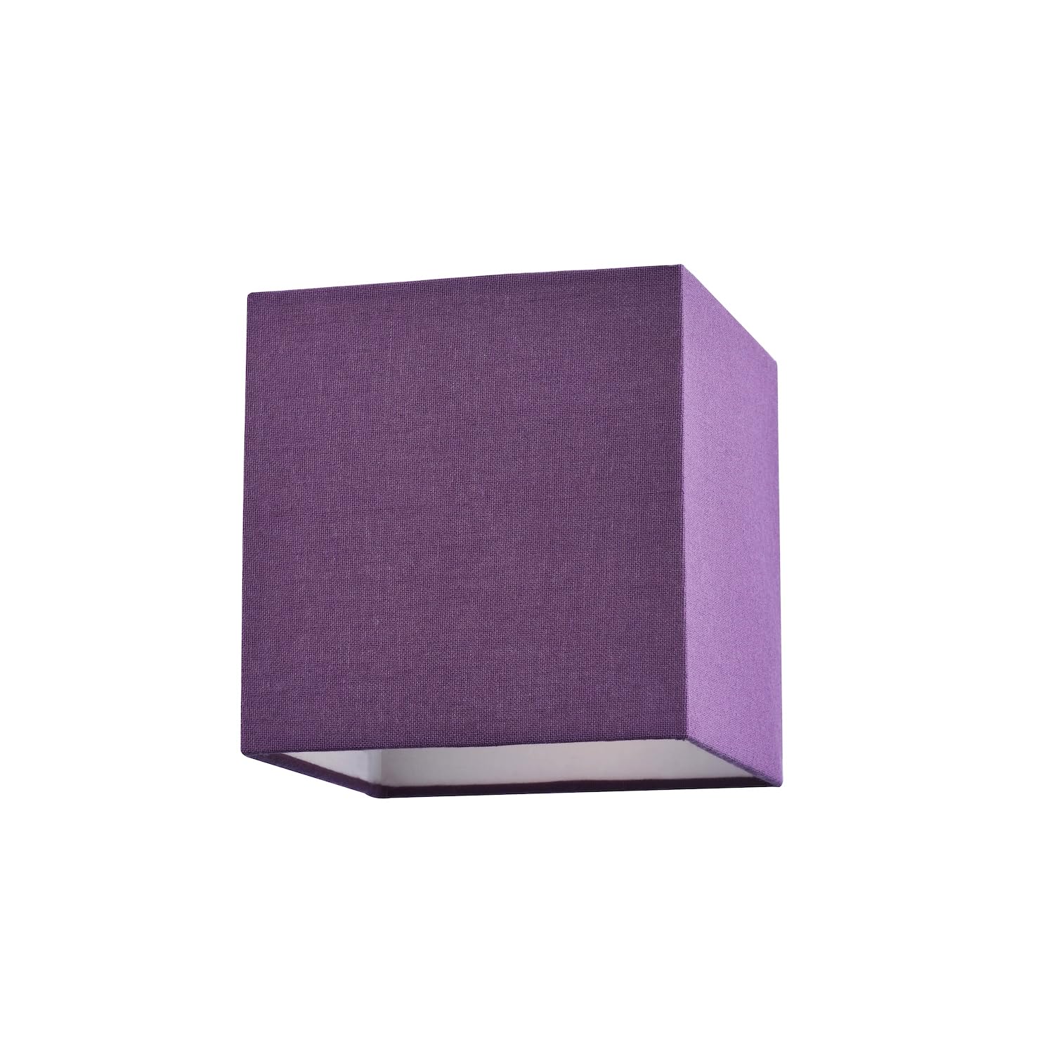 Contemporary and Elegant Soft Lilac Linen Fabric Cylinder Lamp Shade for Wall Ceiling or Table - 18cm High 40w Maximum Suitable for The Home or Business by Happy Homewares — view 33