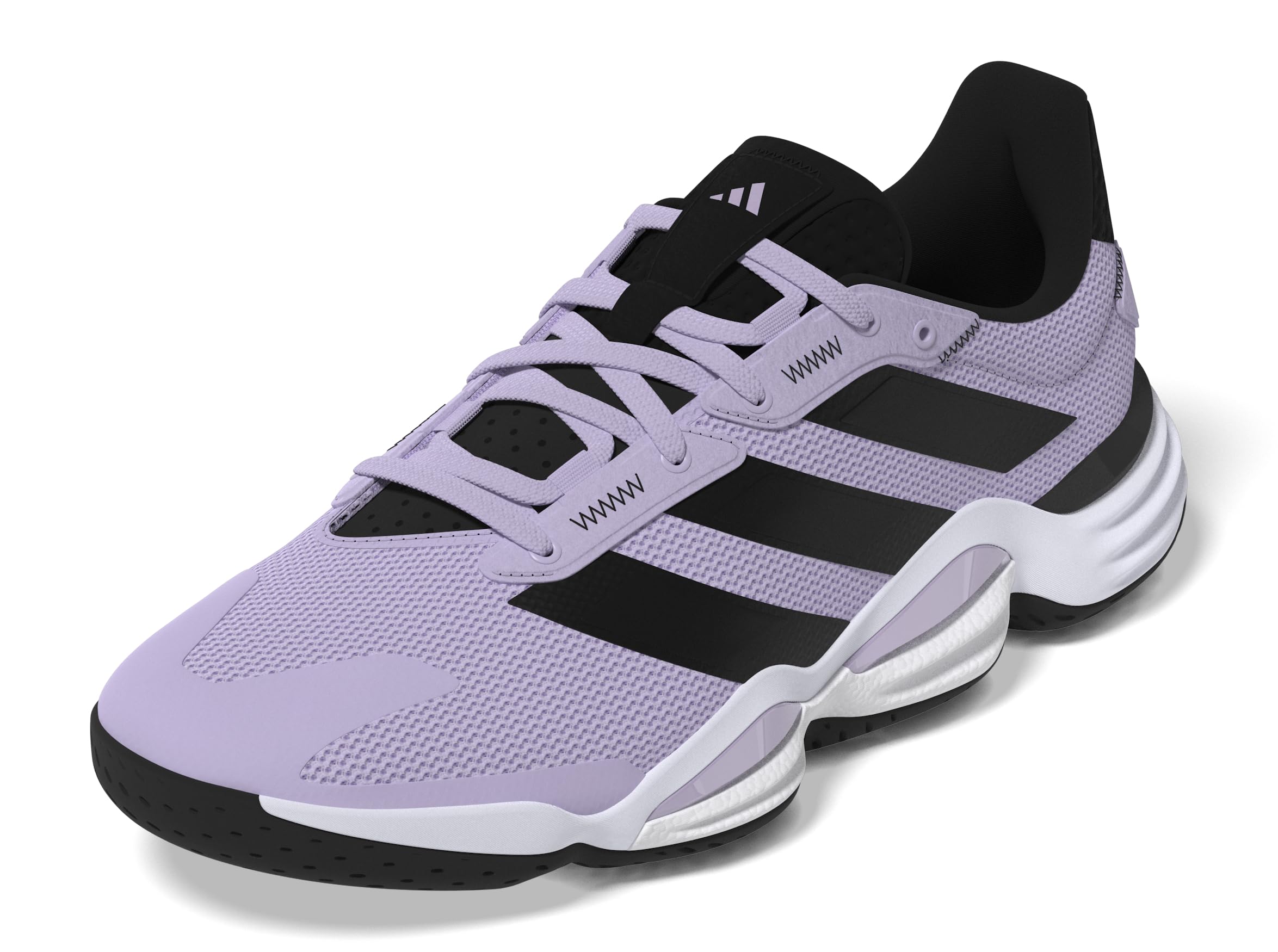 adidas Mujer Stabil 16 Indoor Shoes, Powder Plum/Core Black/Cloud White, 38 EU