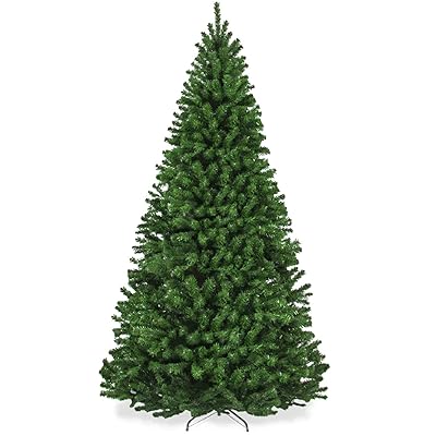 Best Choice Products Artificial Christmas Tree, 6ft Premium Unlit Realistic Spruce Holiday Décor w/Dense Branches, Easy Assembly, Metal Base
