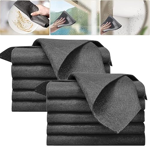 BRGESS Muentastard - Paño de limpieza mágico grueso, paño de limpieza mágico grueso, paños de limpieza de microfibra de vidrio, paño de limpieza