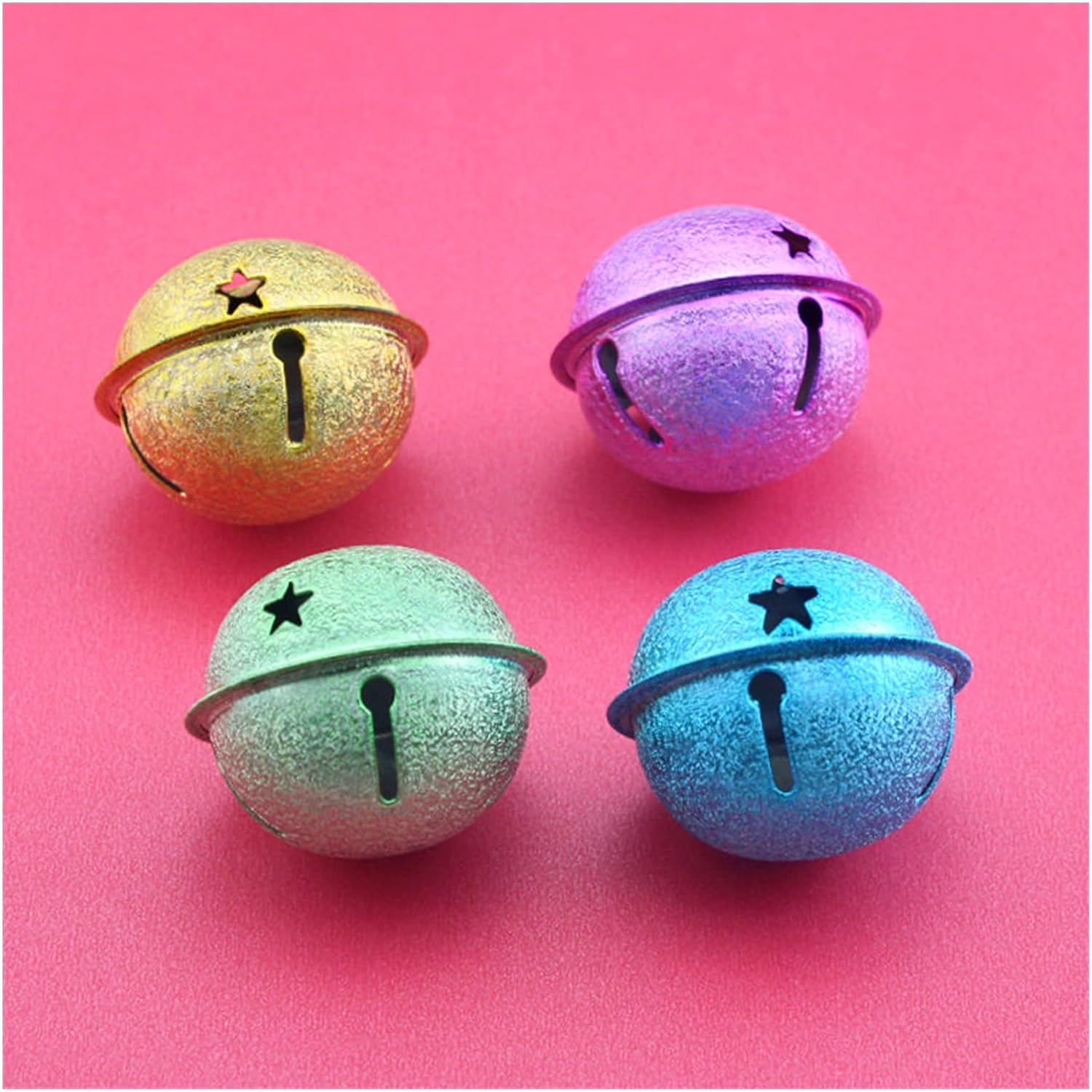 Craft Bells, Metal Jingle Bells Party Decoration Family Ornament Xmas Baubles Crafts DIY Handmade Accessories