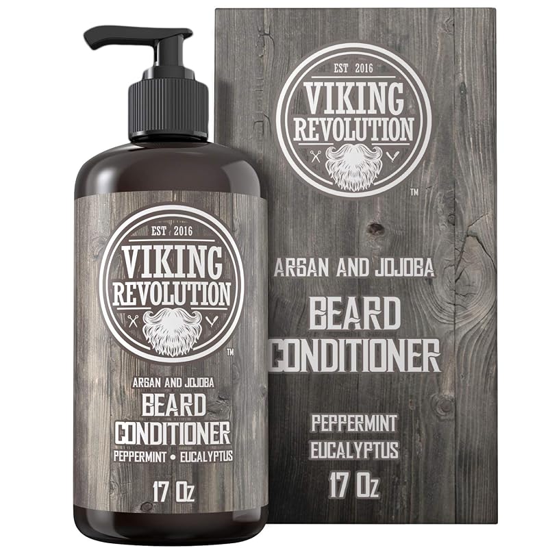 Condicionador para Barba Viking Revolution com Hortelã-Pimenta e Eucalipto, 500 mL