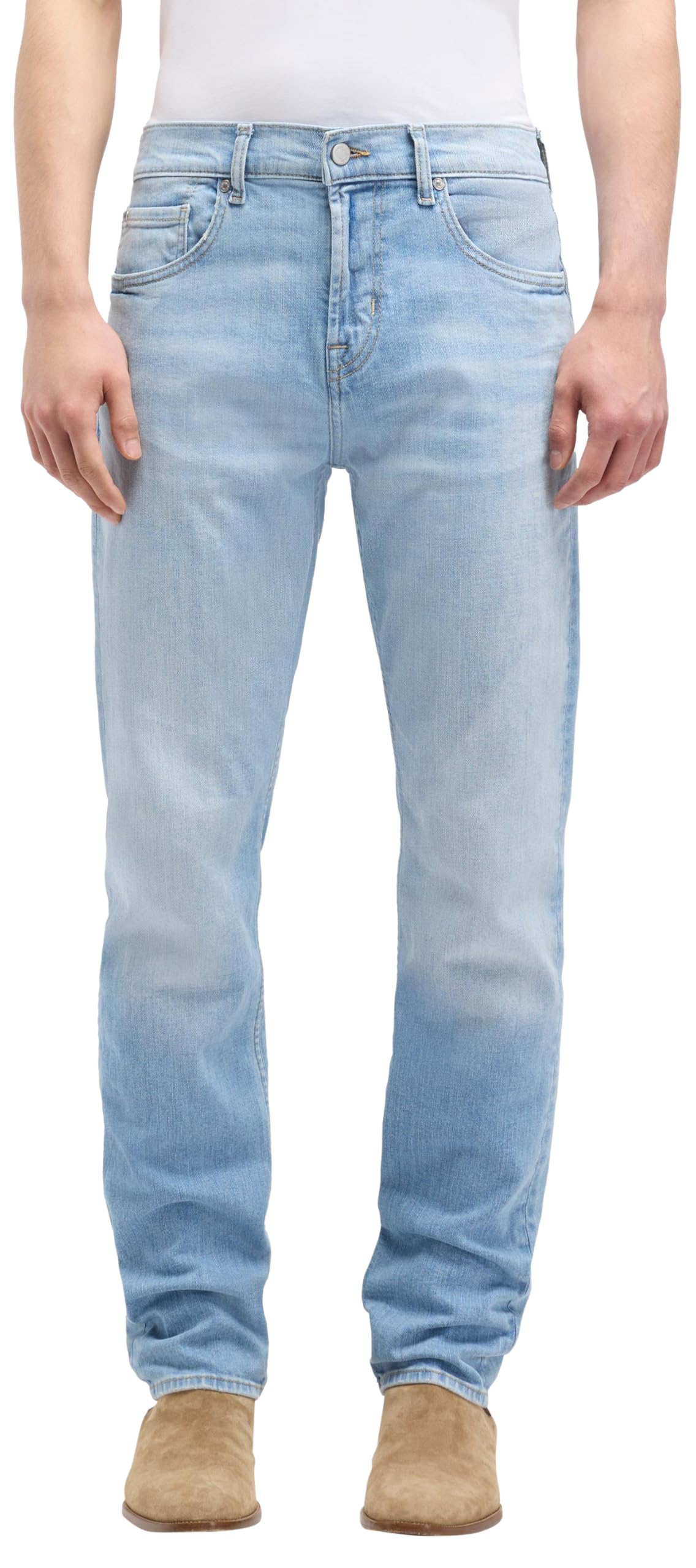 7 For All Mankind Men's Slimmy Frosty Jeans, Light Blue, 28