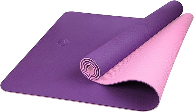 Amazon Brand  Umi - Eco Yoga Mat Extra Large Non-Slip Pilates Mat Thick TPE Workout Exercise Mat with Free Carry Strap for Home Gym Use