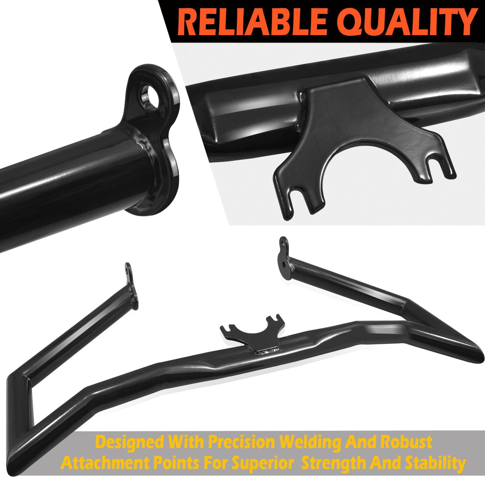 Kekykm 2014-2025 Chopped Engine Guard Crash Bar Compatible With Harley Davidson Touring Street Glide Road King Electra Glide FLHX FLHT FLHR 1 1/4" Pro Highway Crash Bar Chrome, Guards & Covers - Canada - View #9