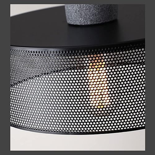 Miniatura 6 de Lámpara colgante lineal para cocina, polea de hormigón, lámparas de techo, iluminación colgante industrial vintage con lámpara de rueda retráctil en