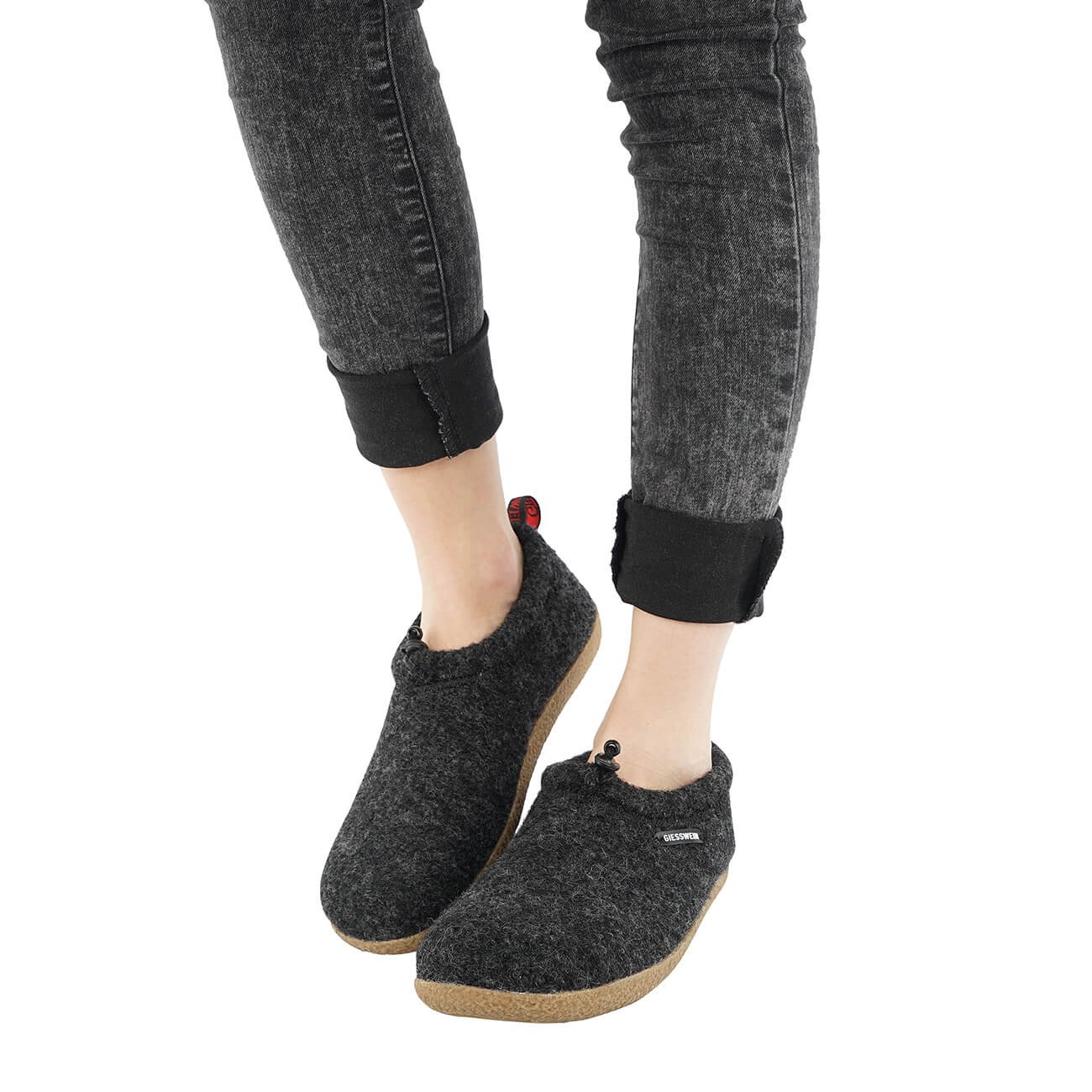 Giesswein Vent Obuwie Domowe Kobiety Antracyt Obuwie Domowe Shoes