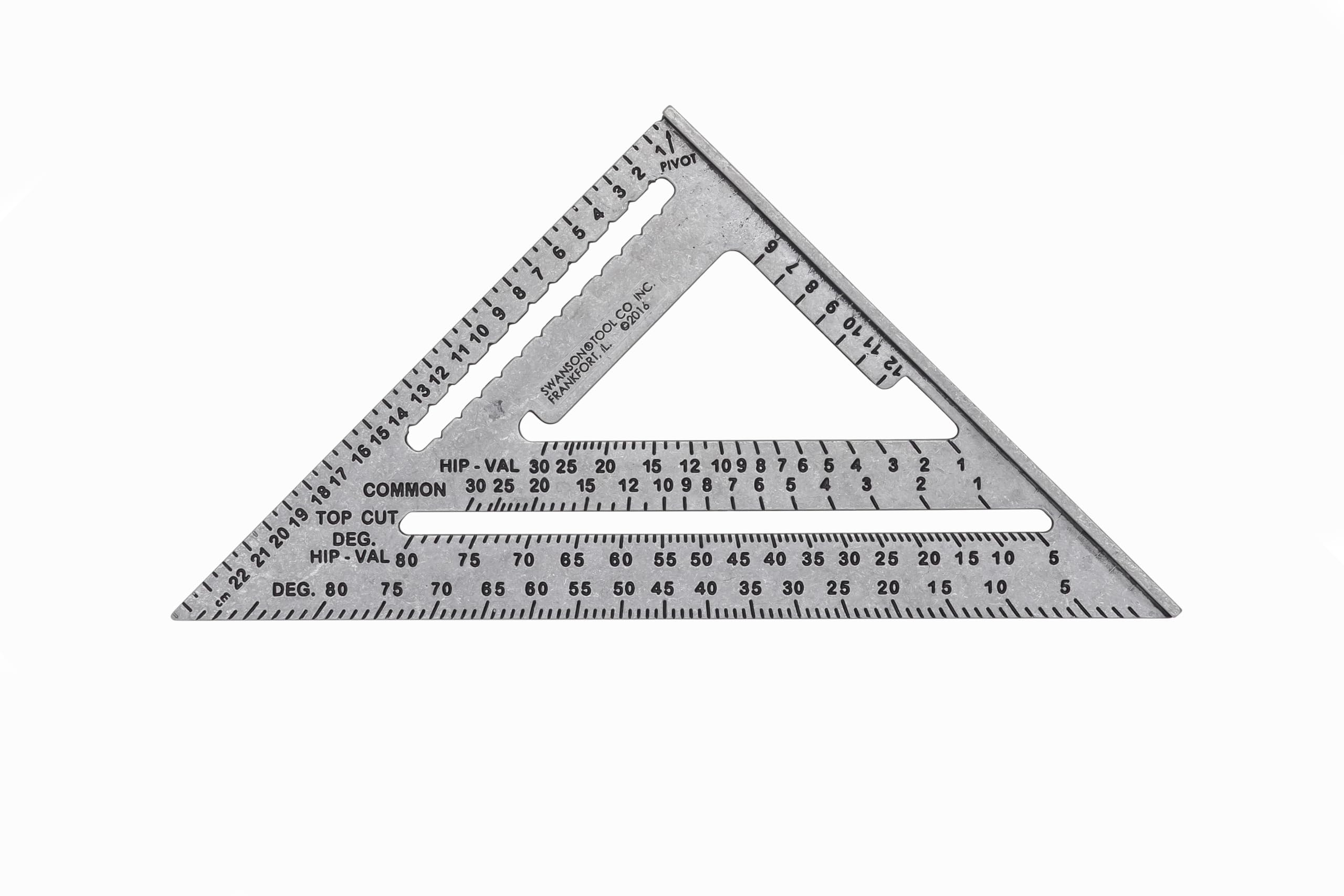 Swanson EU202 METRIC SPEED SQUARE, Grau, 25 cm