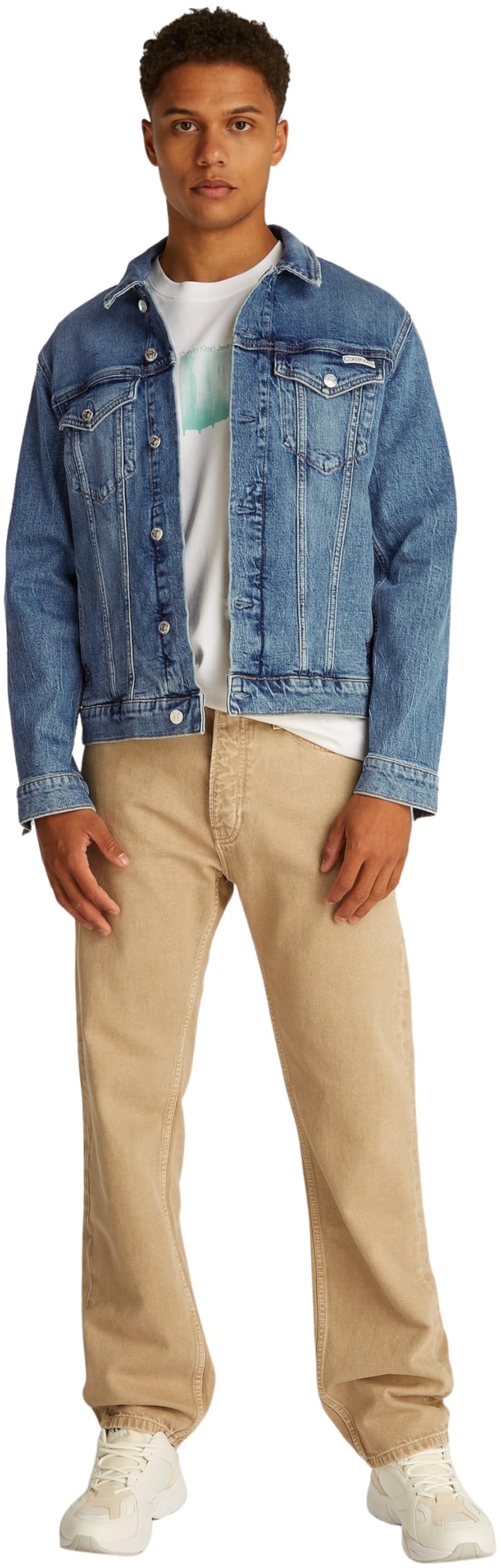 Calvin Klein Uomo Giacca in Jeans Slim Fit