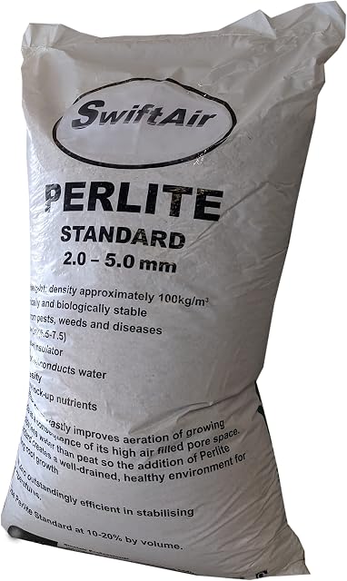 Swiftair Perlite 100L Bag for Horticultural and Organic Gardening 2-5mm Perlite