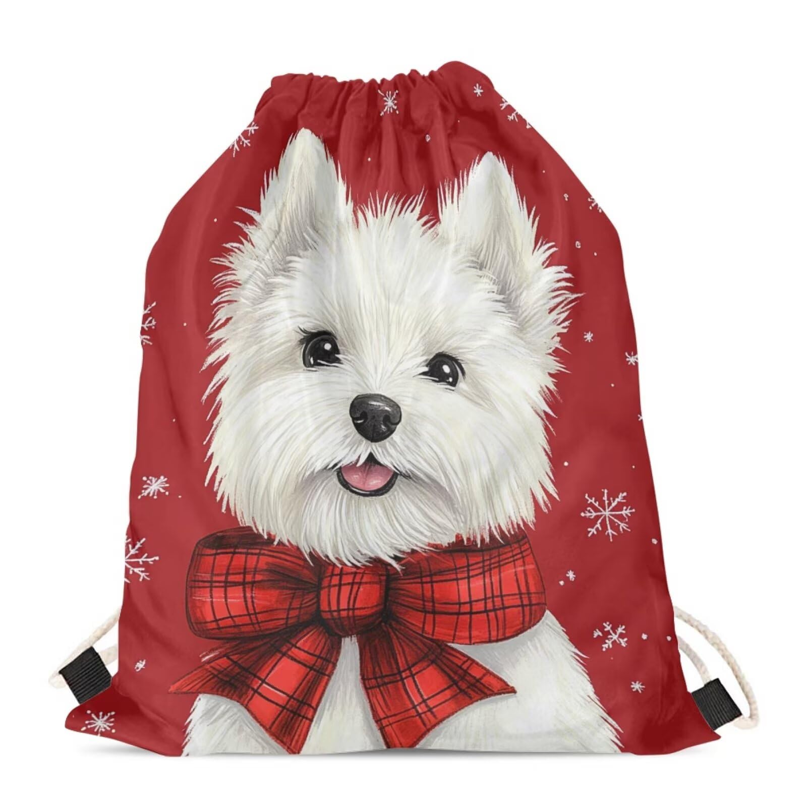 Upetstory Animals Patterned Drawstring Gym Bag for Teens Kids, Cinch Backpack for School Gifts