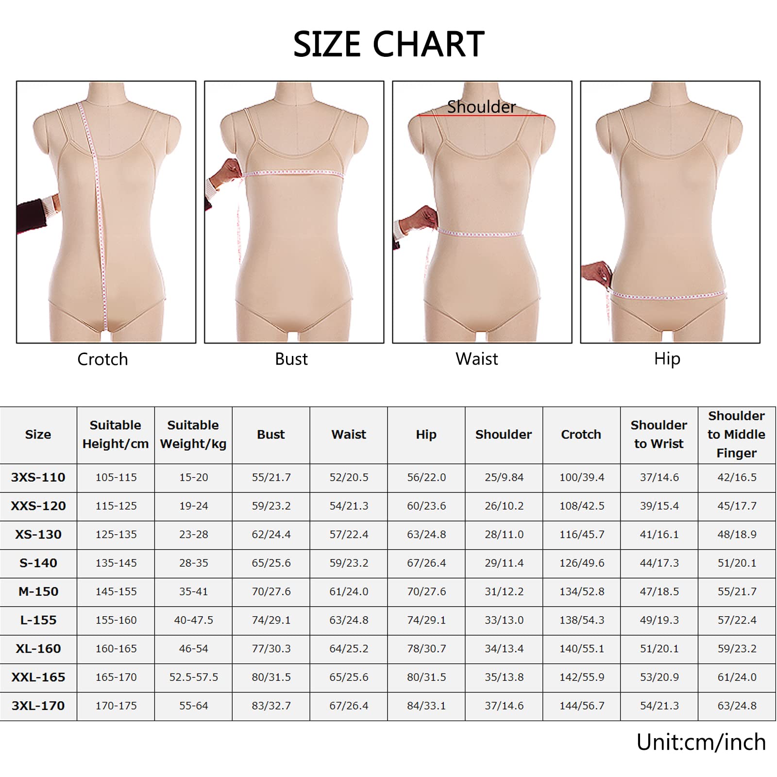 Vestido de Danza Patinaje Artístico para Niña Leotardo Manga Larga Disfraz de Bailarina Gimnasia Ballet(Size:XL/160,Color:Negro)