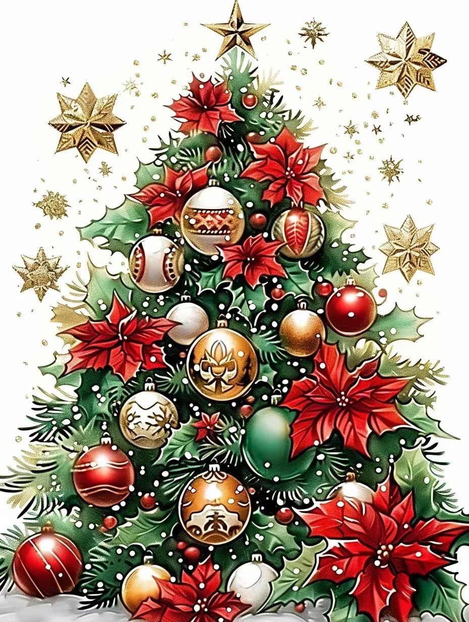 70 Piece Christmas Tree Adults Jigsaw Puzzle — image 1