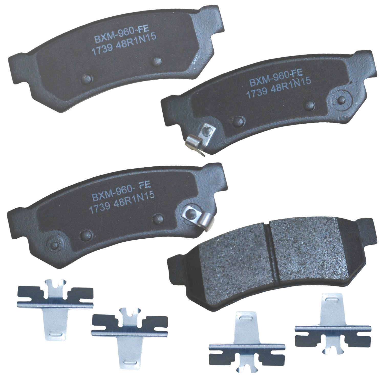 Bendix Premium SBM1739 Semi-Metallic Rear Brake Pads for Chevrolet Spark EV 2016-2014