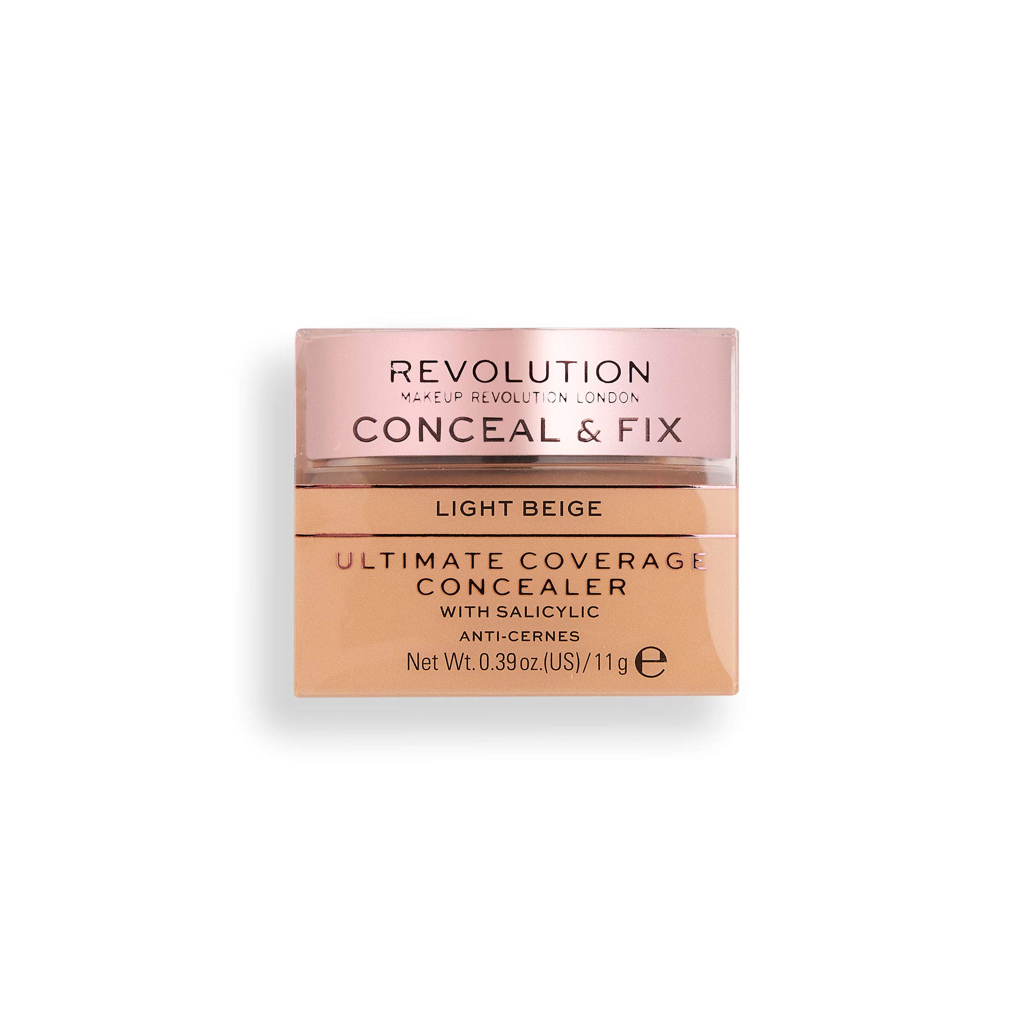 Conceal and Fix, Ultimate Coverage, Concealer, Light Beige, 11g