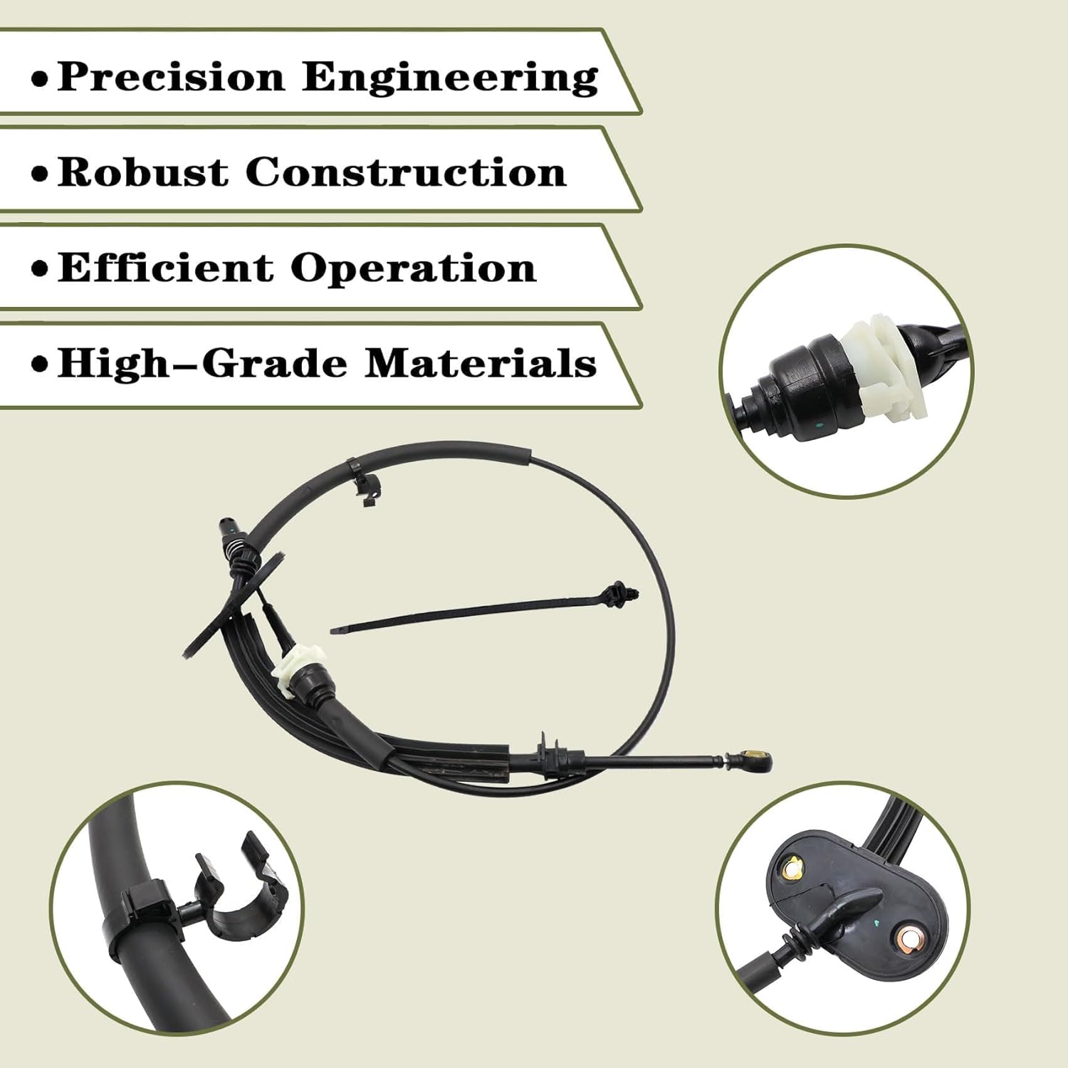 Priprilod Automatic Transmission Shift Cable Shifter Compatible With Ford Escape 2008 Limited XLS XLT Sport Utility 4-Door 2.3L 3.0L V6# 8L8Z 7E395-B, 8L8Z 7E395-A