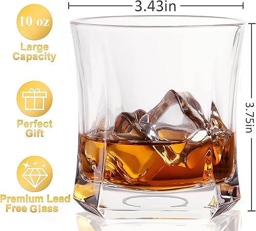 Miniatura 2 de Vasos de whisky personalizados 10 onzas monograma grabado vasos de cóctel antiguos regalos con monograma para hombres vasos de bourbon