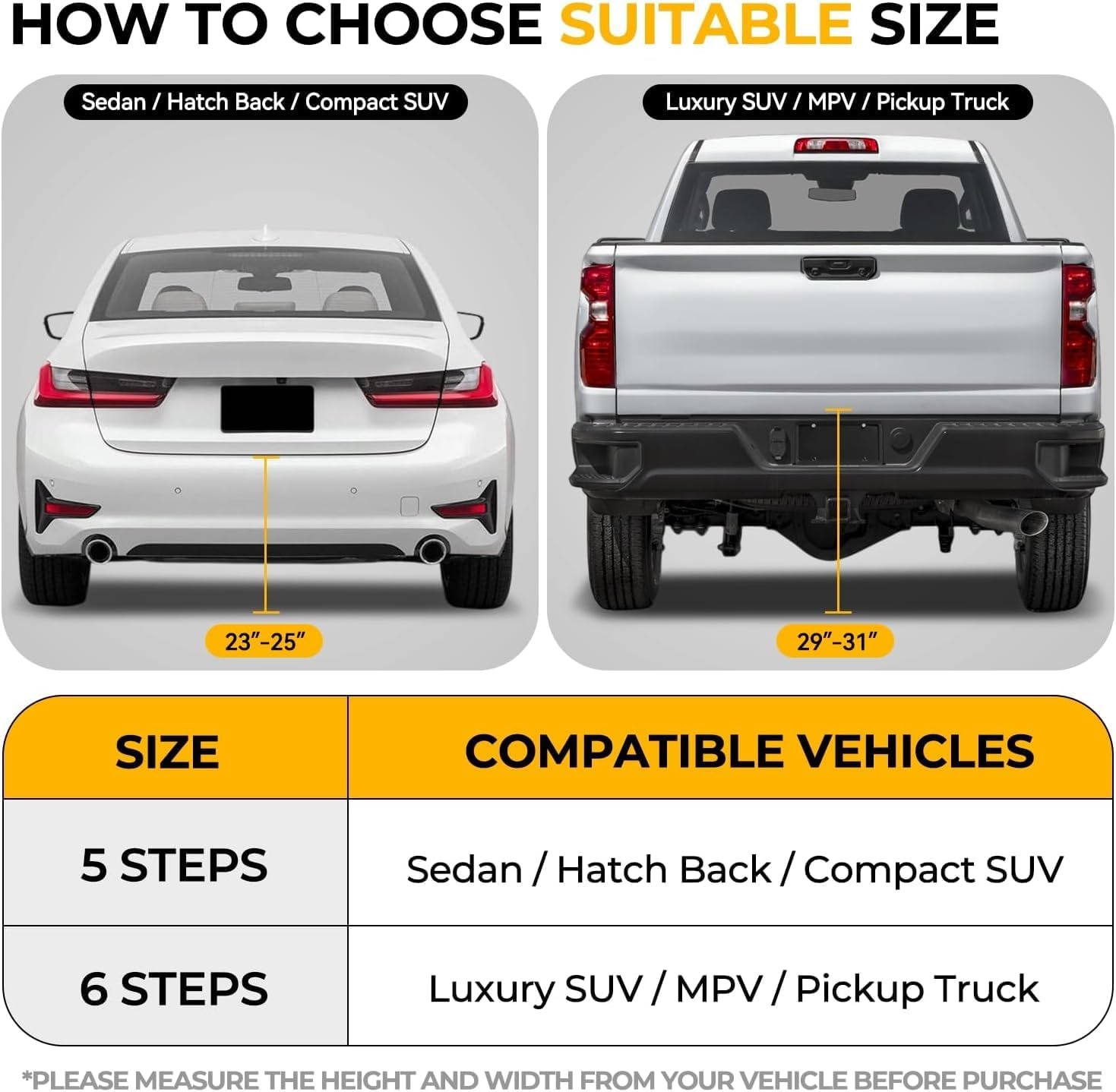 Auto Dynasty Dog Stairs for Large Dogs - 5 Steps Wide 37.4in High 31.8in Foldable Dog Ramp Vehicle Ramps for Car Non-Slip Surface Support up to 150lbs - Suitable for SUV,Truck, Sofas, Bed