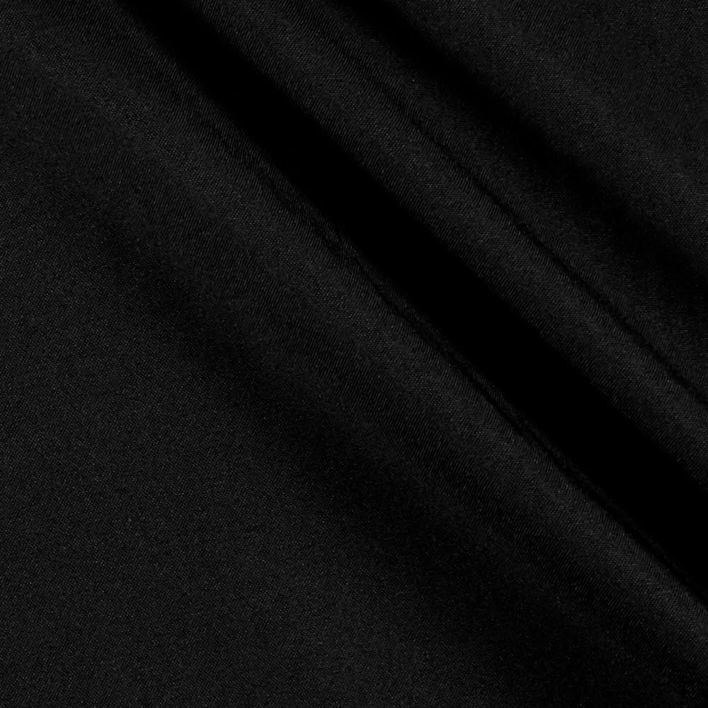 58" Polyester Poplin Black, Fabric by the Yard