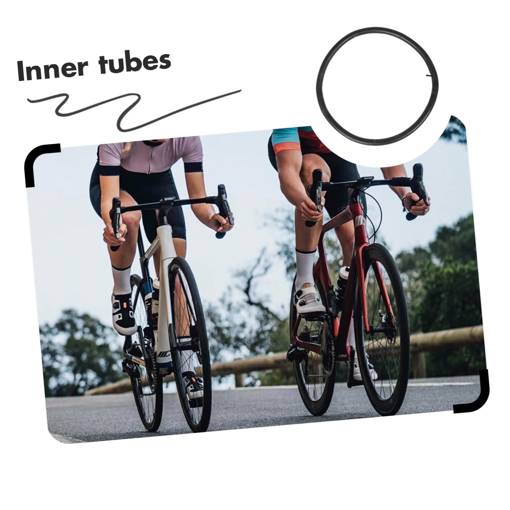 TOYANDONA 2 Pcs Cámaras de Neumático para Bicicleta de Montaña de 29 Pulgadas, Diseño a Prueba de Fugas, para Carretera y Senderos, Accesorios de Ciclismo