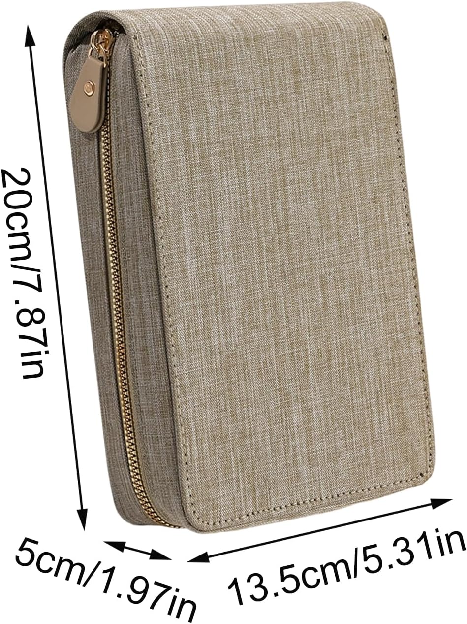 Circular Knitting Needle Case Thin Multi-Layer Empty Travel Pouch