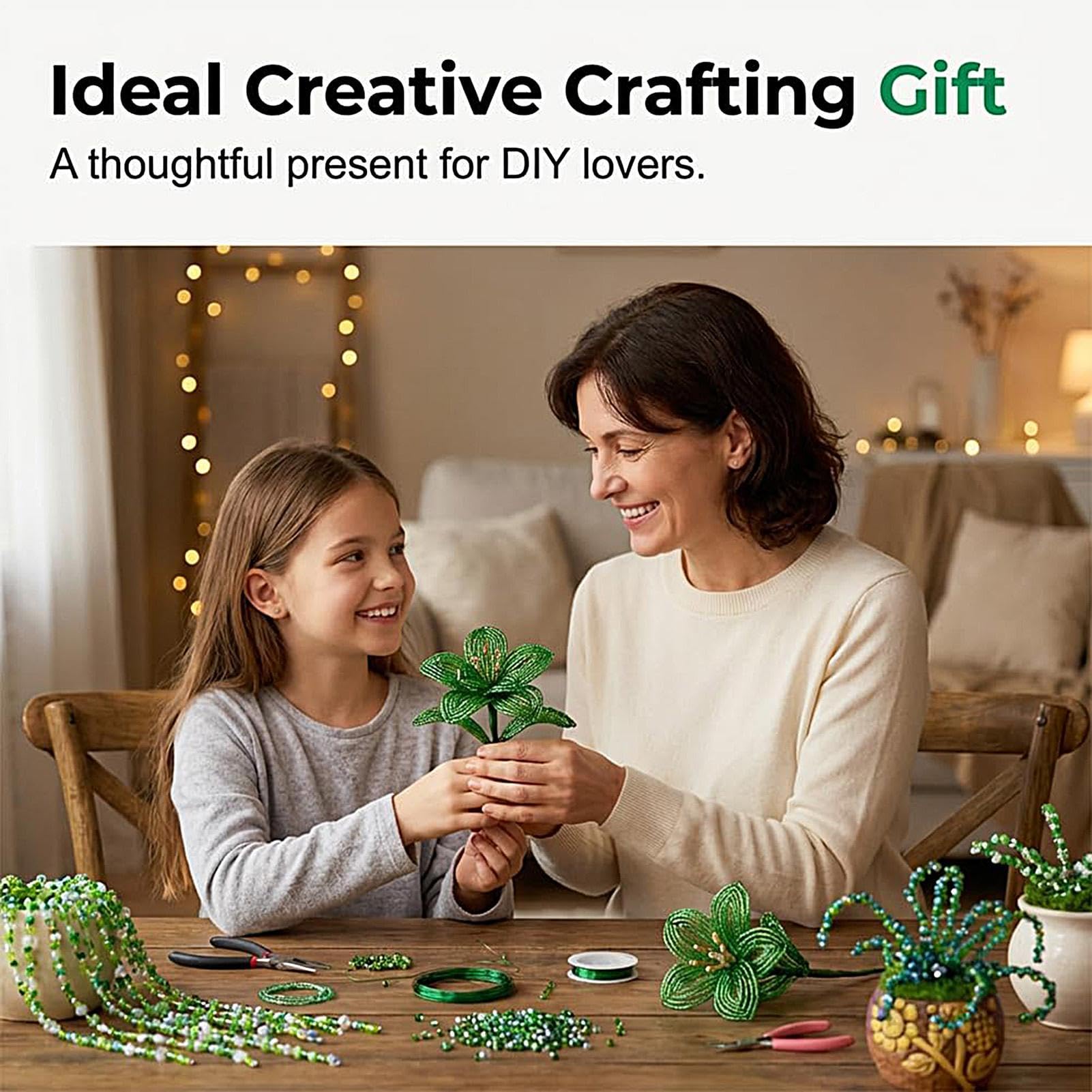 Kit en Perles pour Débutants Création Artistique DIY