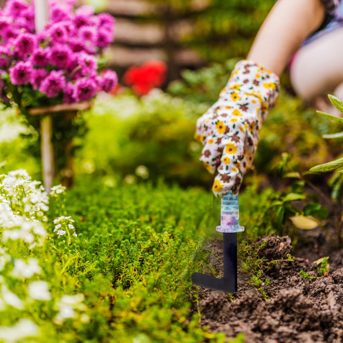 Mipcase 10 Stück Teiliges Gartenwerkzeug Set in Lila mit Rechen Gartenschere Schaufel und Sprühflasche für Männer und Frauen für Gartenarbeit Pflanzenpflege und Erde Lockern für Anfänger