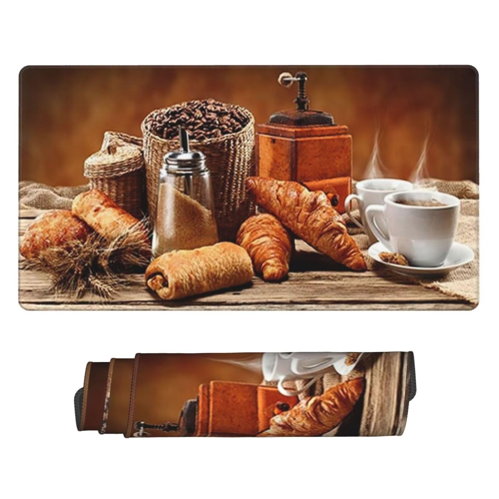 Podkładka pod mysz XXL 1200 x 600 mm, podkładka pod mysz do kawy podkładka pod mysz do kawy XXL 120 x 60 cm, wodoodporna antypoślizgowa podkładka pod mysz biurkowa zszyte krawędzie, podkładka pod mysz