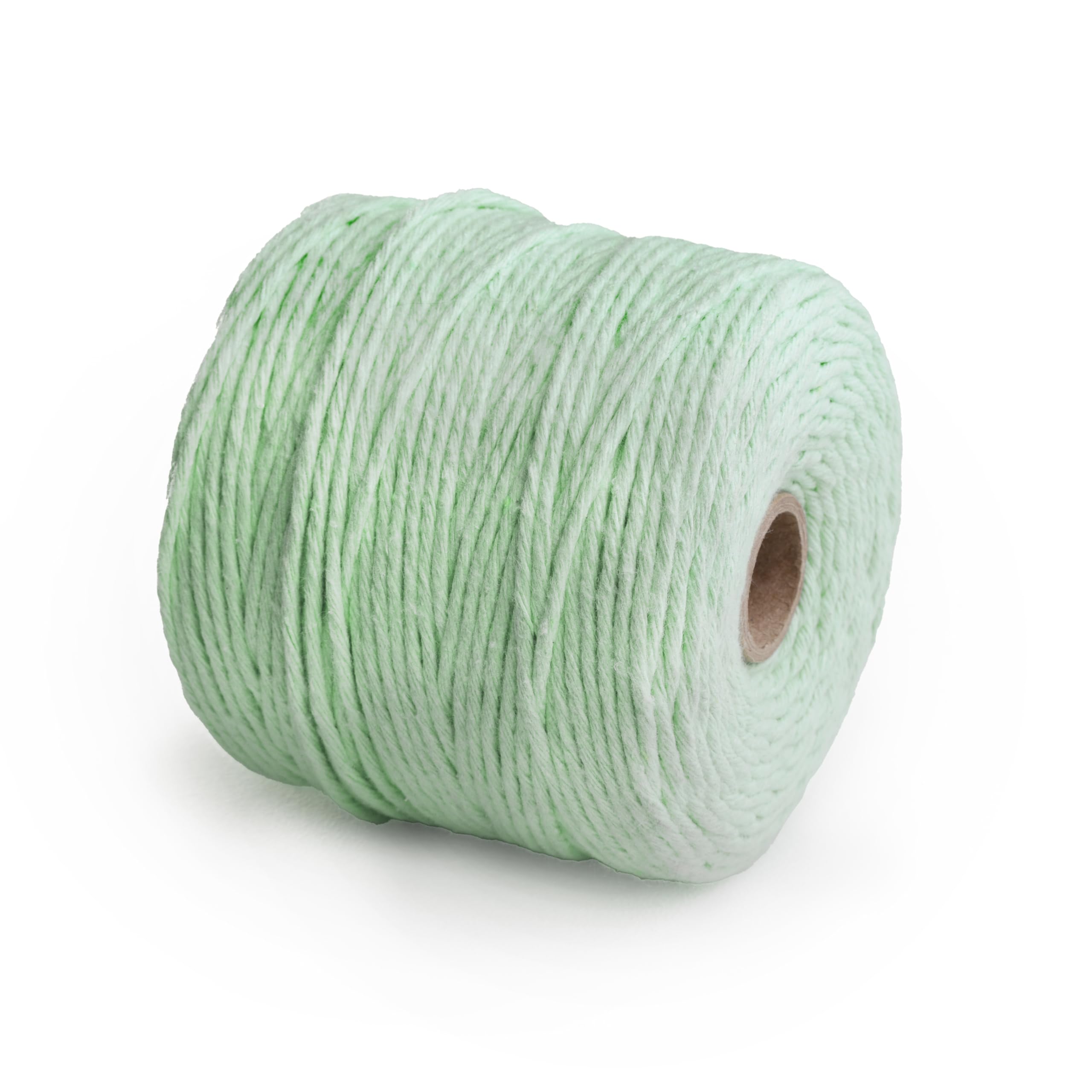 29 Colors 3mm Braided Macrame 100% Cotton Cord Crafting, Jewelry Making & Rustic Home Décor String Rope Craft Project DIY Supply Soft Nartural Knotting Boho Decor Knitting (Ocean Blue, 100m)