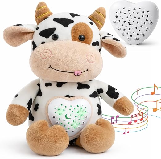 Nao Baby Peluche Veilleuse Musicale à Bruits Blancs et Capteur de Pleurs