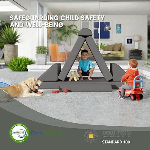 Miniatura 6 de jela Sofá para niños, sofá modular impermeable para exteriores e interiores, sofá seccional resistente a los rayos UV, sofá modular de espuma para