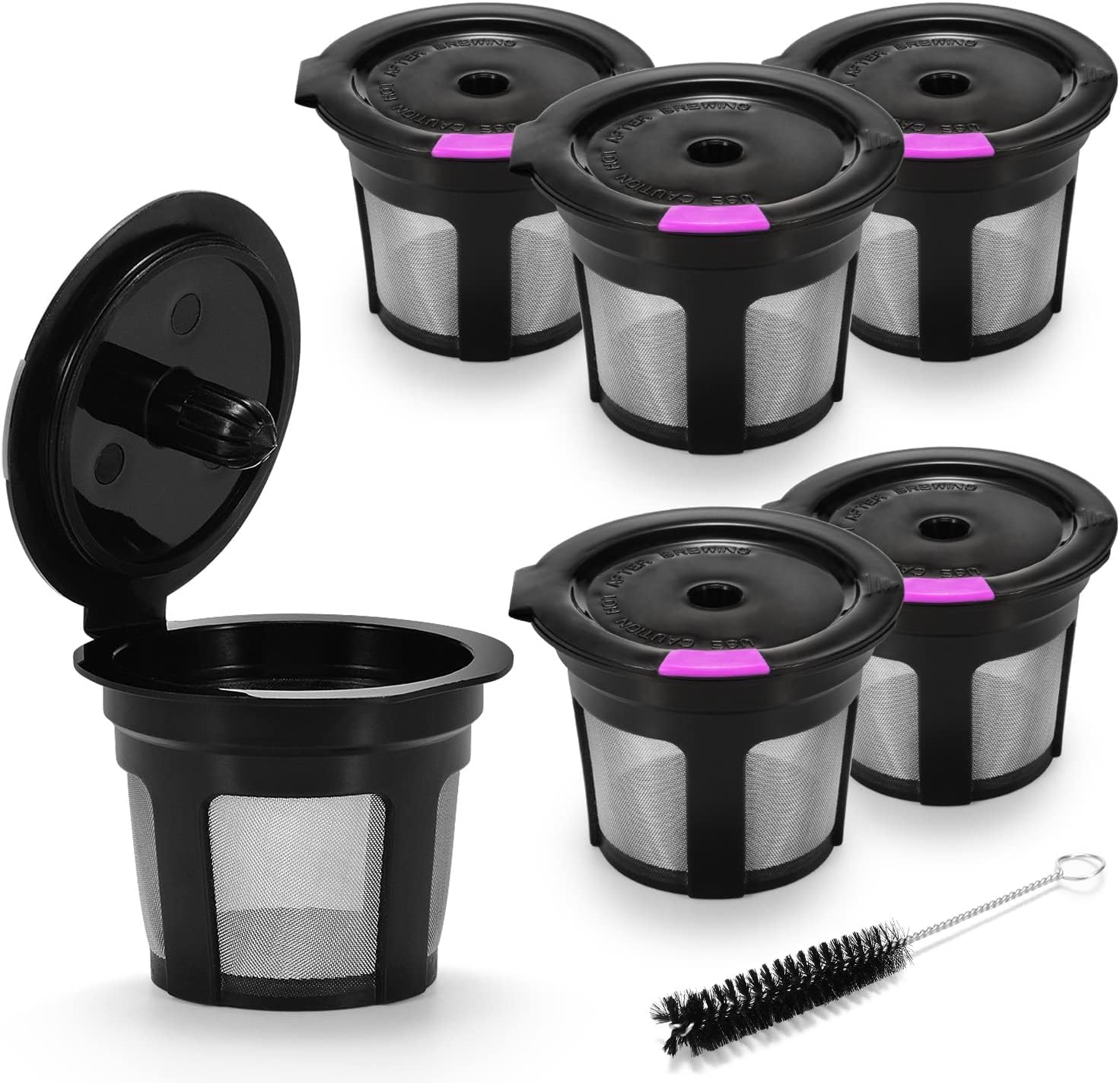 STYDDI 6Pack Reusable K Cups for Keurig, Refillable K Cup Empty Coffee