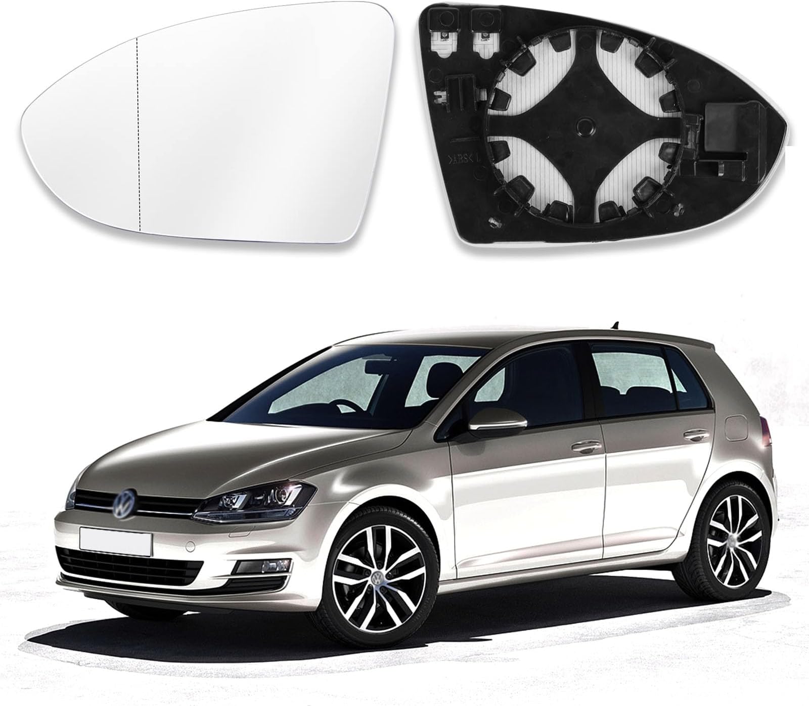 Spiegelglas links heizbar konvex für Mercedes Sprinter B901 B902 B903 VW LT