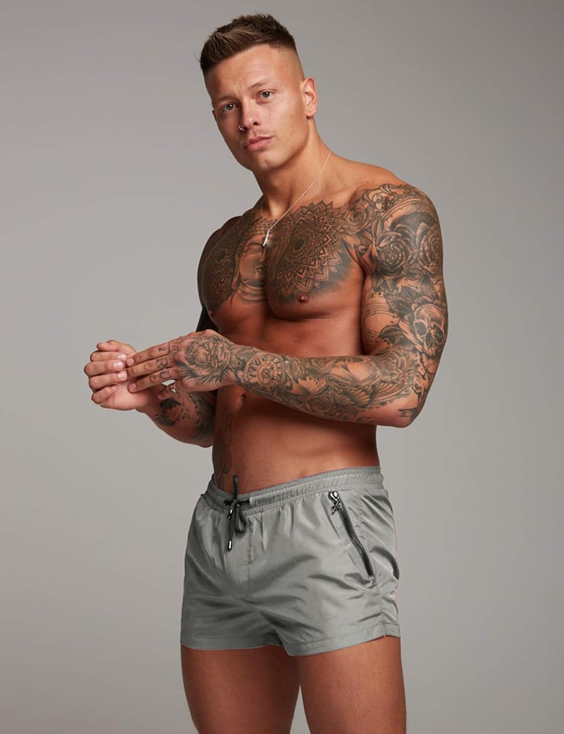 COOFANDY Men's Swim Trunk Quick Dry Swimwear Mesh Lining Bathing Suit Swimsuit Board Beach Sport Short - Image 2